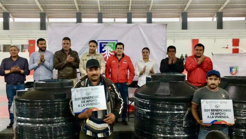 Antorchistas de Chignahuapan reciben apoyo al mejoramiento de la vivienda