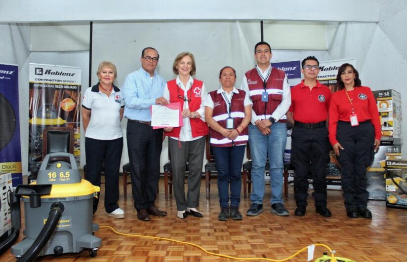Koblenz donará 15 aspiradoras a Cruz Roja, Protección Civil y Bomberos de Puebla