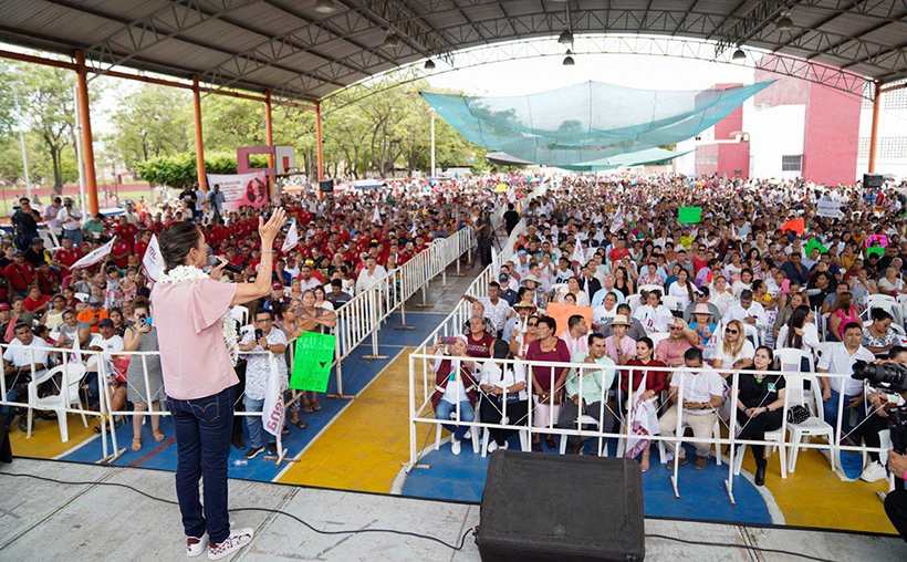 Impulso al campo es sello de la 4T, destaca Sheinbaum desde Lázaro Cárdenas, Michoacán