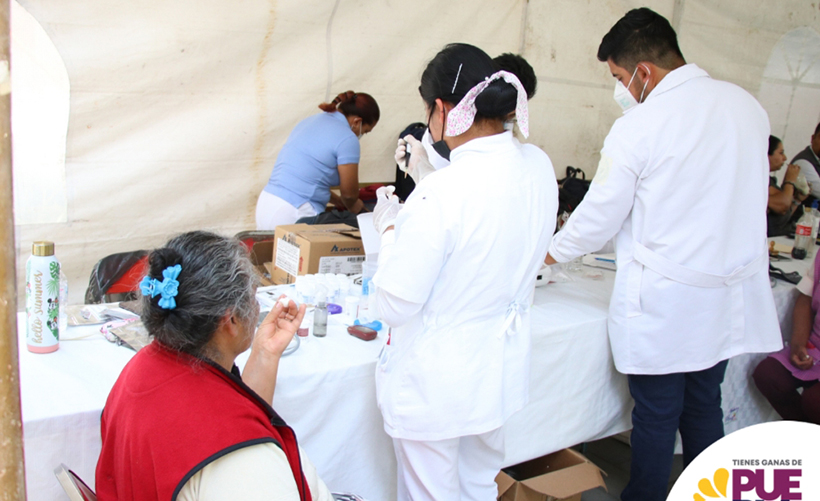 Gobierno de Puebla previene cáncer cervicouterino en jornadas ciudadanas