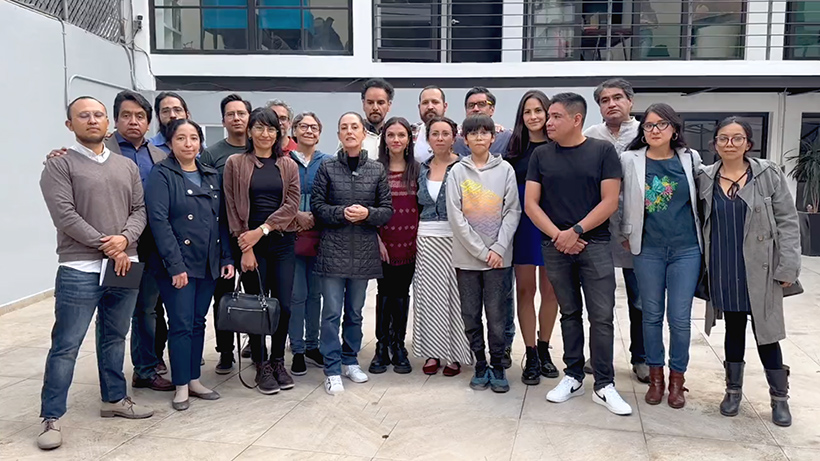 Se suman jóvenes y académicos a la CNDT de Sheinbaum