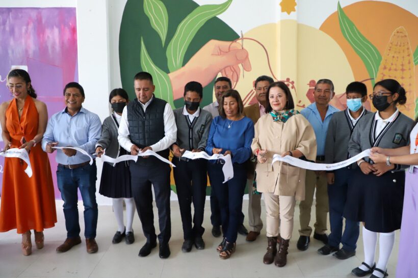 Inaugura Mundo Tlatehui quinto mural «Pinceladas por la Igualdad» en San Antonio Cacalotepec