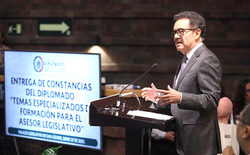 Propondrá Ignacio Mier que se garantice la profesionalización de los asesores técnicos que son copartícipes del proceso legislativo