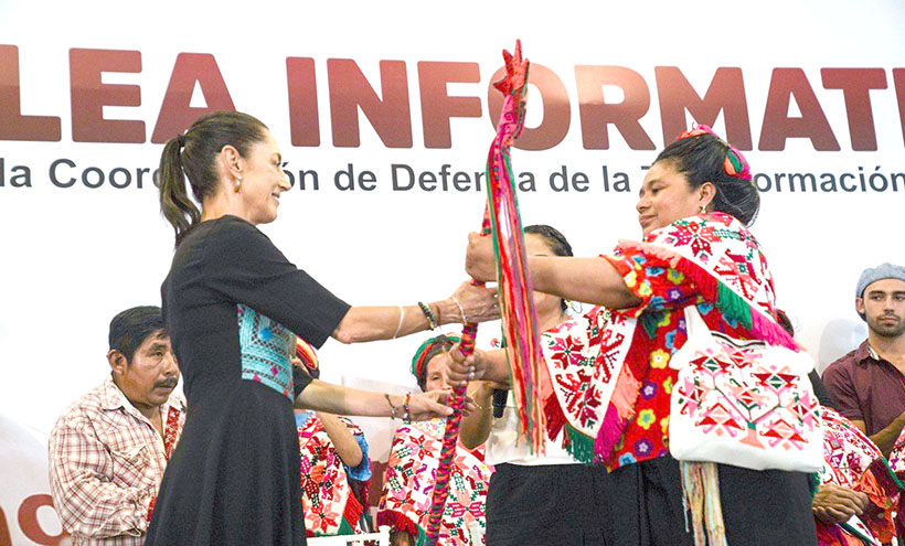 En San Luis Potosí Claudia Sheinbaum pide defender la continuidad de la 4T