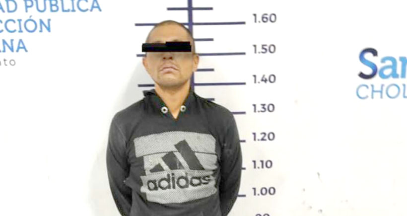 Detiene policía de San Andrés Cholula a persona por robo a casa habitación