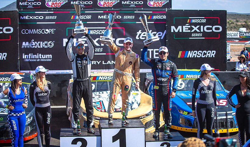 Rodrigo Rejón, quiere repetir triunfo de NASCAR Challenge en Aguascalientes