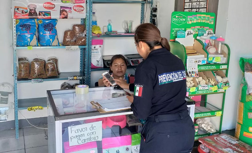 Fortalece prevención del delito de San Andrés Cholula programa «Mi Negocio Seguro»