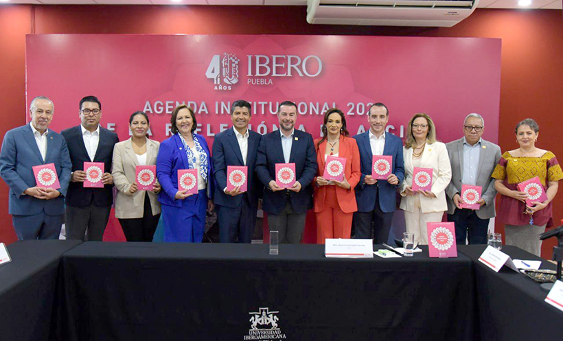 Reconoce Mario Riestra a comunidad Ibero, por agenda institucional 2024