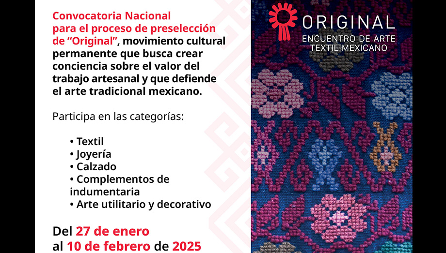 Original anuncia sedes y fechas para 2025 y publica convocatoria nacional