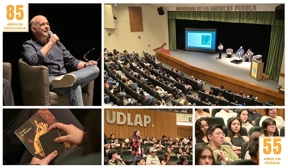 La UDLAP recibe al Dr. Sergio de Régules como parte de su programa “Dialogar con los que leen”