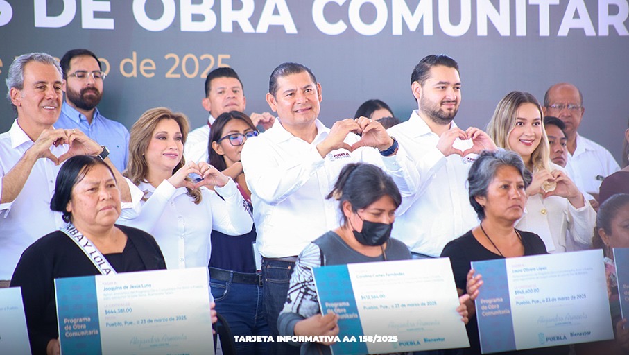 100 Días de cumplir compromisos, con inversión y justicia para las familias de Puebla