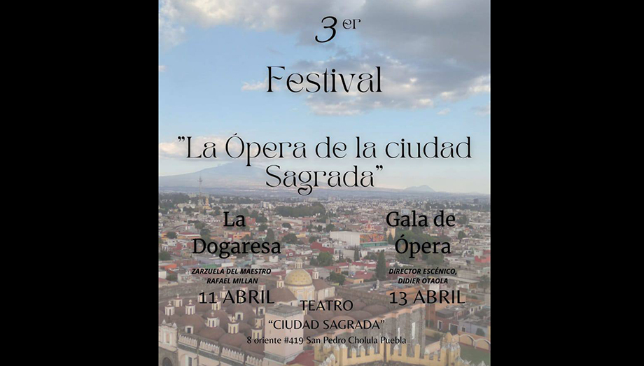 Tercera edición del Festival de Ópera de la Ciudad Sagrada
