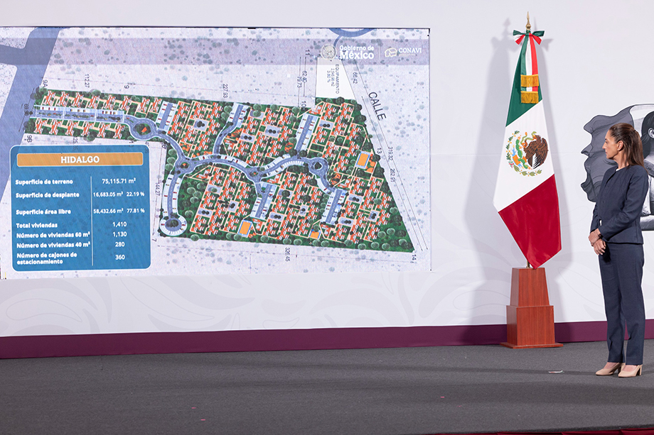 Gobierno de México inicia construcción de las primeras 186 mil viviendas del programa de vivienda para el bienestar; la nueva meta sexenal es de un millón 100 mil