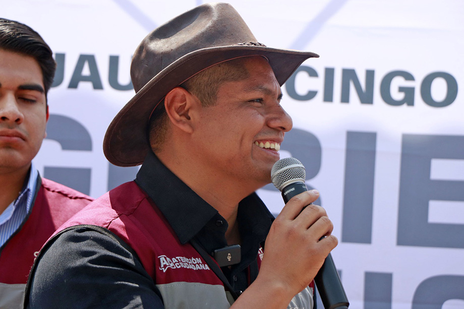 Omar Muñoz reitera su compromiso de invertir 60 millones de pesos en materia de seguridad pública