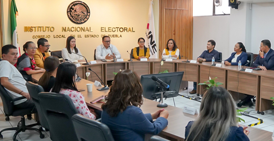 Firma IEE plan para la promoción de la participación ciudadana para el proceso electoral extraordinario del PJF 2024 – 2025 en el Estado de Puebla