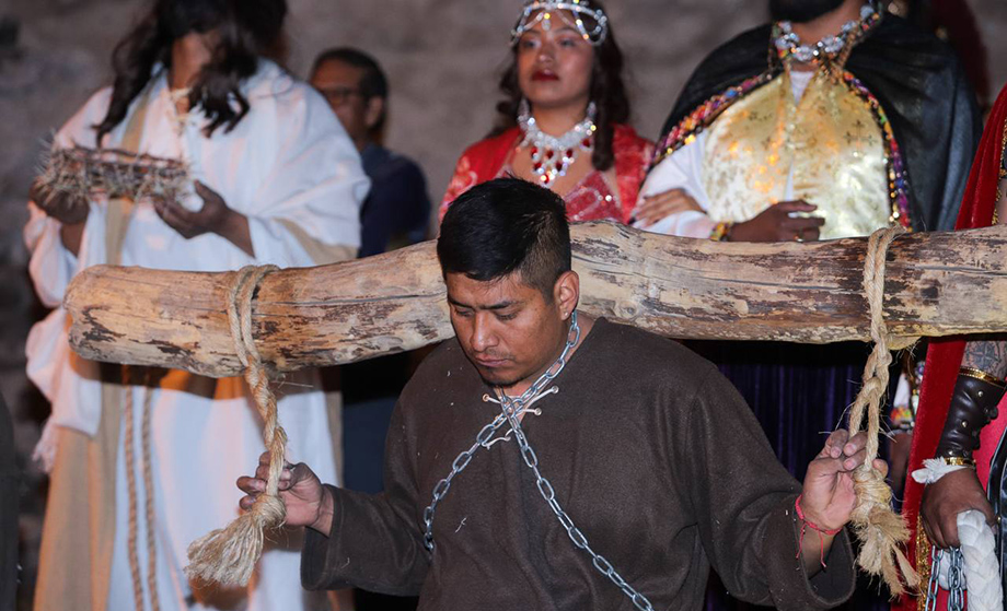 San Andrés Cholula fortalece sus tradiciones con actividades de Semana Santa