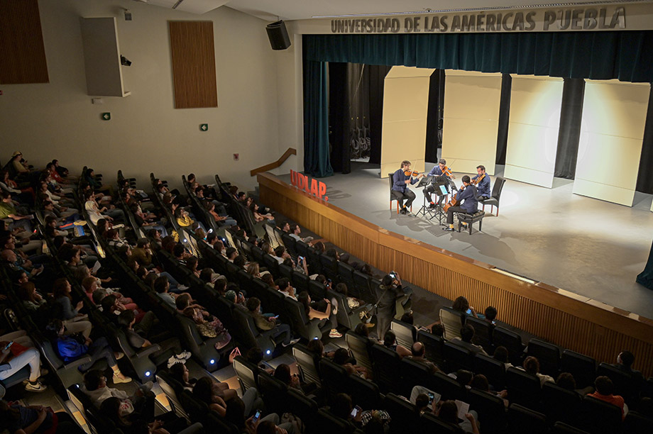 El Cuarteto de Cuerdas de Bellas Artes conmemora una década de trayectoria con conciertos en la UDLAP