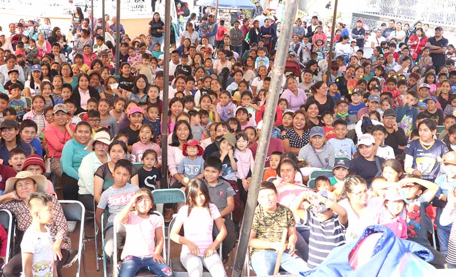 Continúan los festejos por el Día del Niño en Ocoyucan