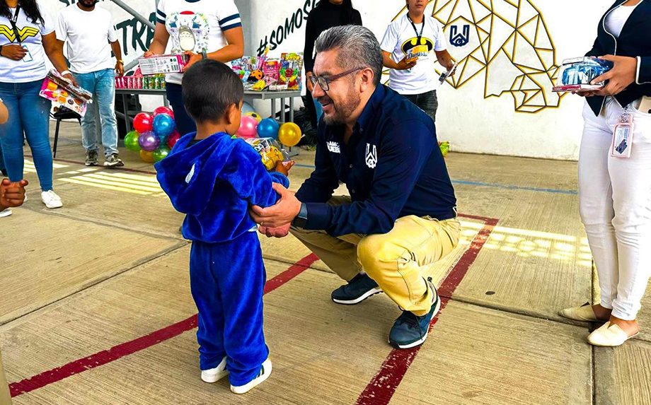 Universidad Politécnica de Amozoc celebra Día del Niño con comunidad