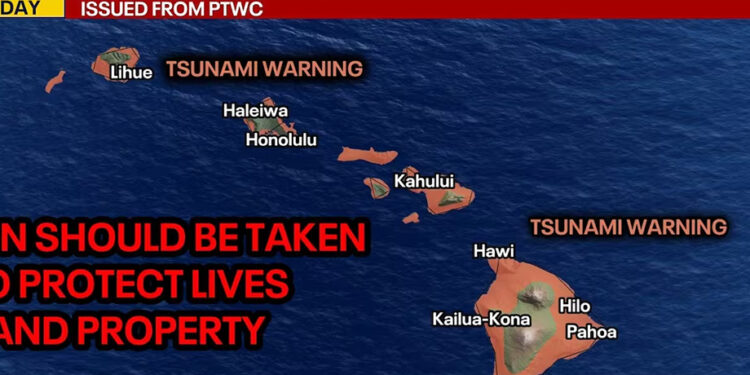 Impactó el tsunami costas de Hawaii: “Se debe actuar de inmediato”