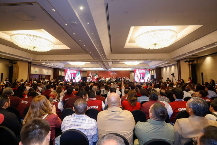 Gobernador Armenta refrenda respaldo a presidenta Claudia Sheinbaum y a Morena