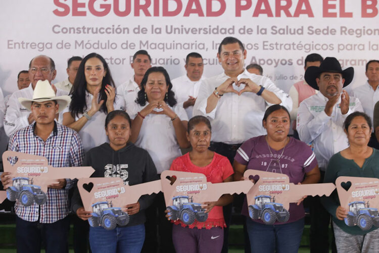 Inversión histórica para la seguridad comunitaria en el campo, impulsa gobierno de Puebla