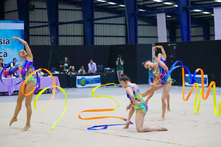 Selección mexicana femenil presente en VIII Copa Puebla de Gimnasia Rítmica