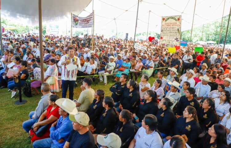 Realiza jornada histórica el Gobierno de Puebla a favor del campo en Huehuetla