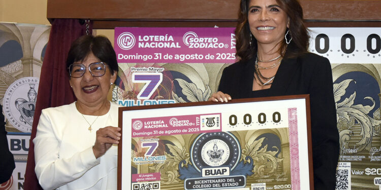 Lotería Nacional emite billete conmemorativo del bicentenario del Colegio del Estado