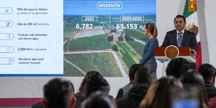CONAGUA presentó los avances de la tecnificación del agua en el país