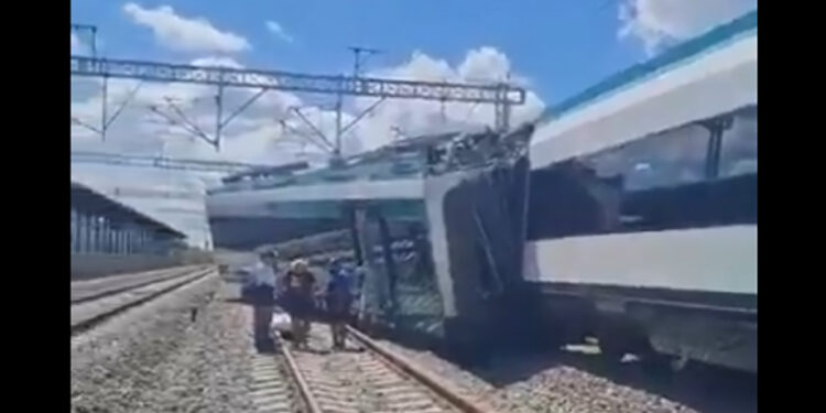 Se descarrilla el Tren Maya no hay lesionados