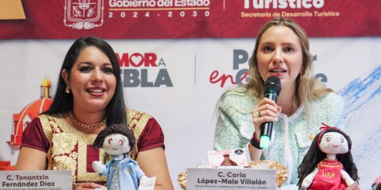Presenta Tonantzin Fernández la edición 75 de la Feria de Cholula