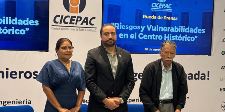 El CICEPAC analizó el riesgo de 399 construcciones en el CH de Puebla