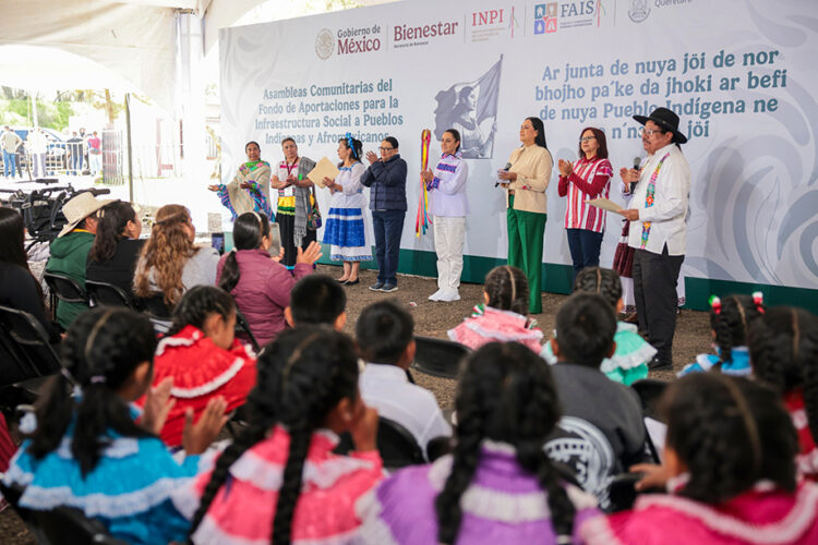 Presidenta Claudia Sheinbaum entrega 139.9 mdp del FAISPIAM a Pueblos Originarios de Querétaro