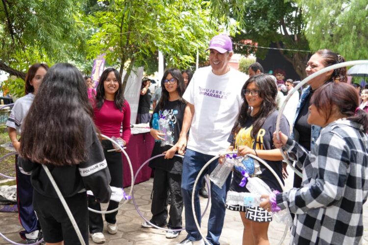 Pepe Chedraui impulsa jornada juvenil de mujeres con arte urbano para el rescate de espacios públicos