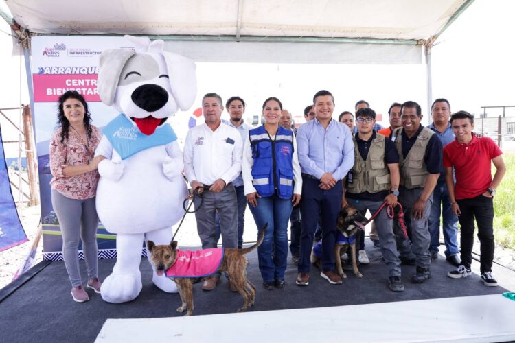 Inicia Lupita Cuautle construcción del primer Centro de Bienestar Animal en San Andrés Cholula