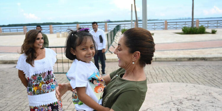 “Nunca me voy a alejar del pueblo de Quintana Roo”: Claudia Sheinbaum