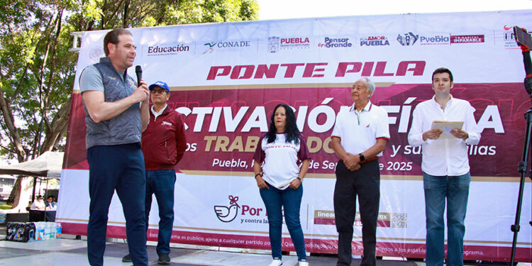 Participa el Instituto Municipal del Deporte de Puebla en activación física “Ponte Pila”