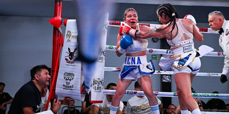 Derrota “Zurdita” Salazar a “Nena” Benítez en coestelar de Round Zero