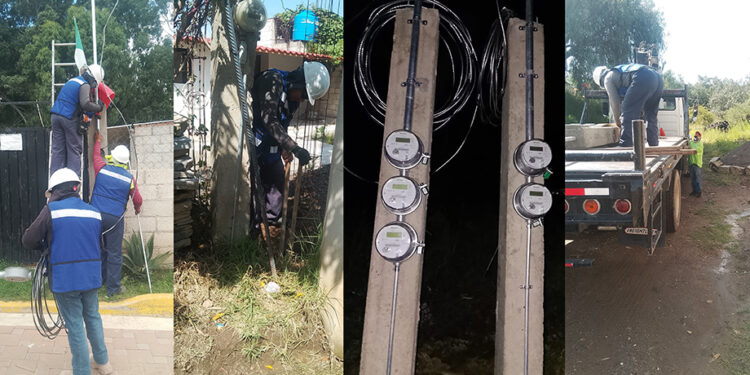 CFE regulariza colonias de Amozoc