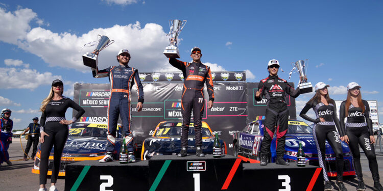 Diego Ortíz con contundencia gana la Nascar Challenge Series en el OAM