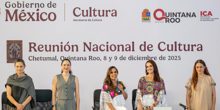 En Quintana Roo, Claudia Curiel de Icaza y Mara Lezama inauguran la Reunión Nacional de Cultura 2025