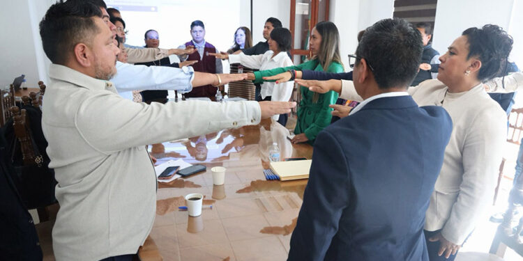 Omar Muñoz instala Comité Municipal Contra las Adicciones (COMCA) de Cuautlancingo