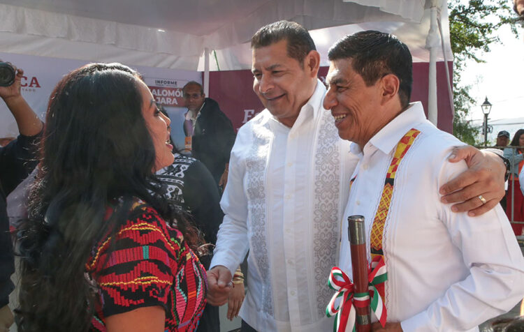 Oaxaca y Puebla unidos por el bienestar del pueblo, fortalecen transformación y seguridad