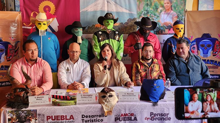 Presenta Secretaría de Desarrollo Turístico Carnaval 2026 de Huauchinango