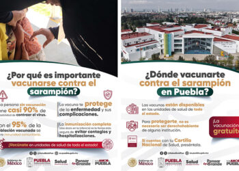 Gobierno estatal llama a reforzar la prevención y vacunación contra el sarampión