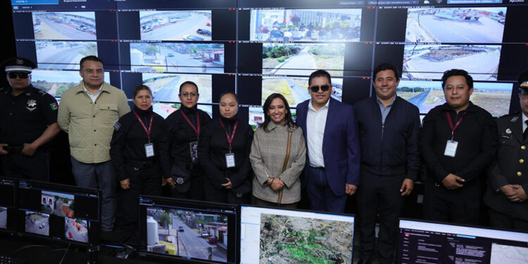 Nuevo C2 en Santa Cruz Tlaxcala fortalece videovigilancia para más seguridad y atención a emergencias