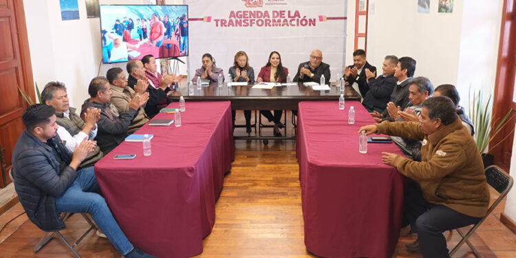 Tonantzin Fernández fortalece obra pública y gobernabilidad en San Pedro Cholula