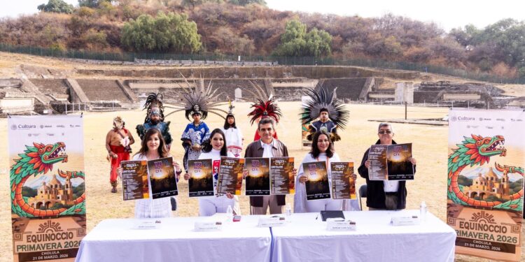 Presentan actividades conjuntas para el Equinoccio 2026, entre ellas el “Ritual a Quetzalcóatl”
