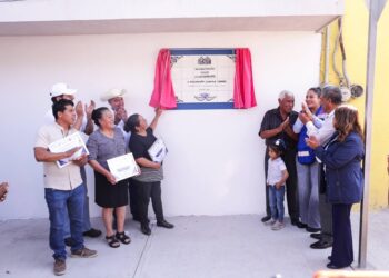 Con obra integral moderniza Lupita Cuautle vialidad en San Luis Tehuiloyocan
